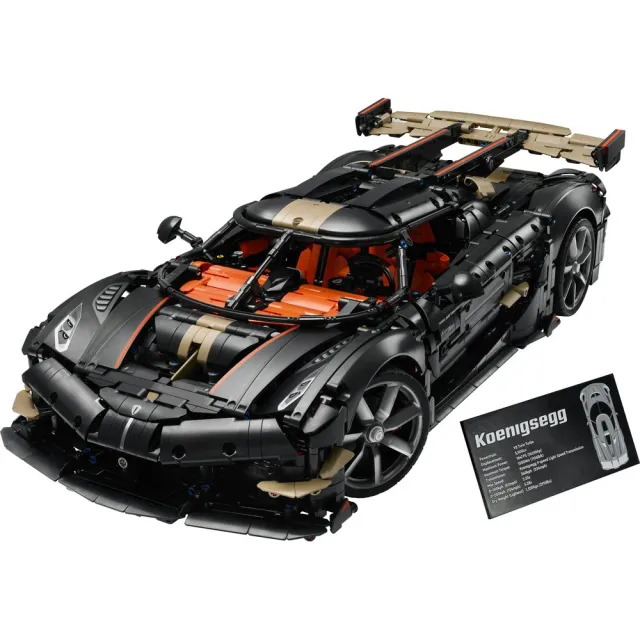 【LEGO 樂高】科技系列 42232 Koenigsegg Sadair’s Spear 巔峰超跑(科尼賽克 跑車模型 禮物 玩具)
