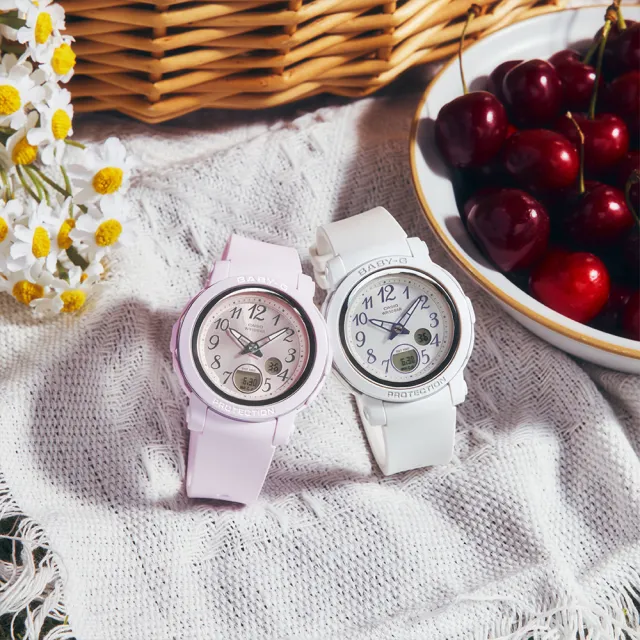 【CASIO 卡西歐】BABY-G 清新活力雙顯錶 2色可選 雙11 送禮(BGA-290SA-6A/BGA-290SA-7A/速)