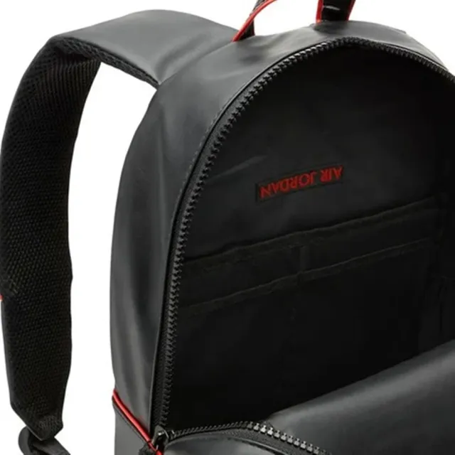【NIKE 耐吉】Air Jordan 4 Backpack 黑 後背包 書包 運動 休閒 喬丹 男女同款 9A0280-KG5