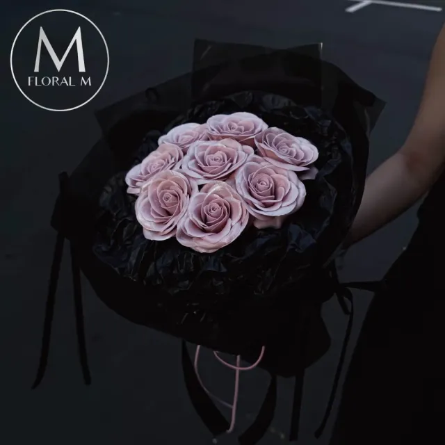 【Floral M】極致浪漫小型香水玫瑰花束(情人節花束/告白禮物/求婚花束/鮮花花禮/香水花束/生日花束)