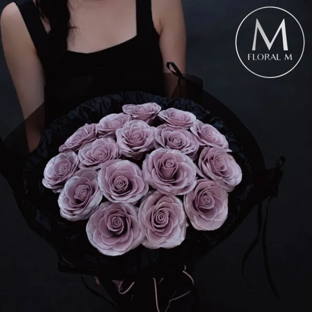 【Floral M】極致浪漫大型香水玫瑰花束 (情人節花束/告白禮物/求婚花束/鮮花花禮/香水花束/生日花束)
