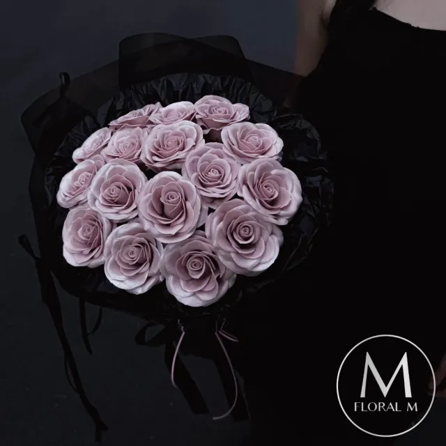【Floral M】極致浪漫大型香水玫瑰花束 (情人節花束/告白禮物/求婚花束/鮮花花禮/香水花束/生日花束)