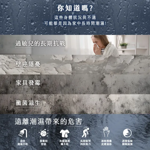 【Philips 飛利浦】2026新一級能效★14.2L抗敏清淨除濕機-柔霧奶茶(DE5306/86)