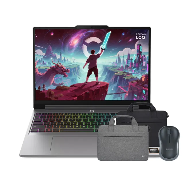 【Lenovo】筆電包/滑鼠組★15.3吋R7 RTX5060電競筆電(LOQ/R7-250/16GB/512GB/RTX5060/W11)