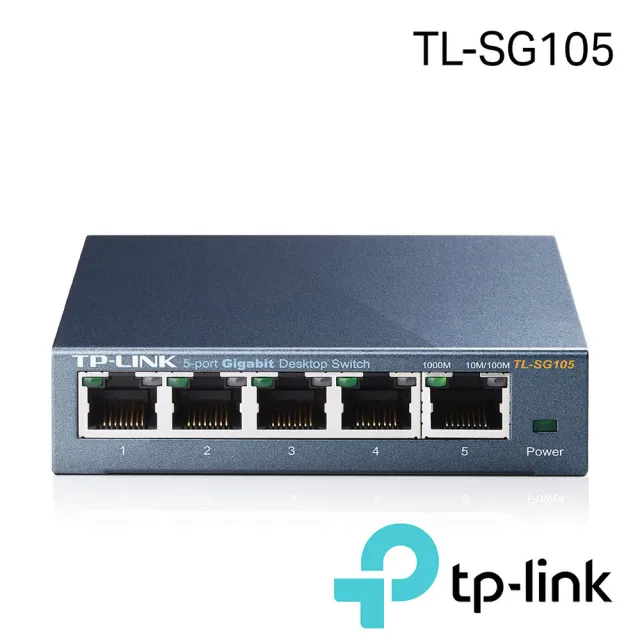 【TP-Link】交換器+分享器組★WiFi 7 2.5G雙頻路由器/分享器+5埠鋼殼交換器(Archer GE230+TL-SG105)