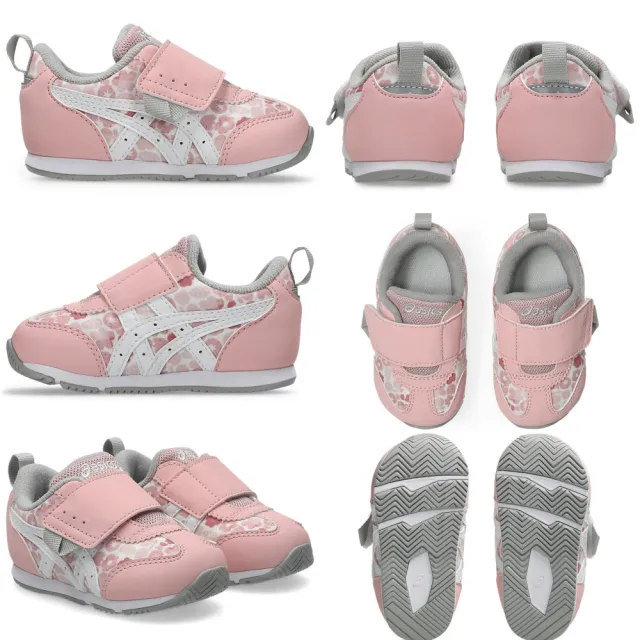 【asics 亞瑟士】IDAHO BABY KT-ES G 3 男女 小童鞋 兒童 學步鞋 童鞋 1144A443-700-750 柔粉 象牙白 花卉