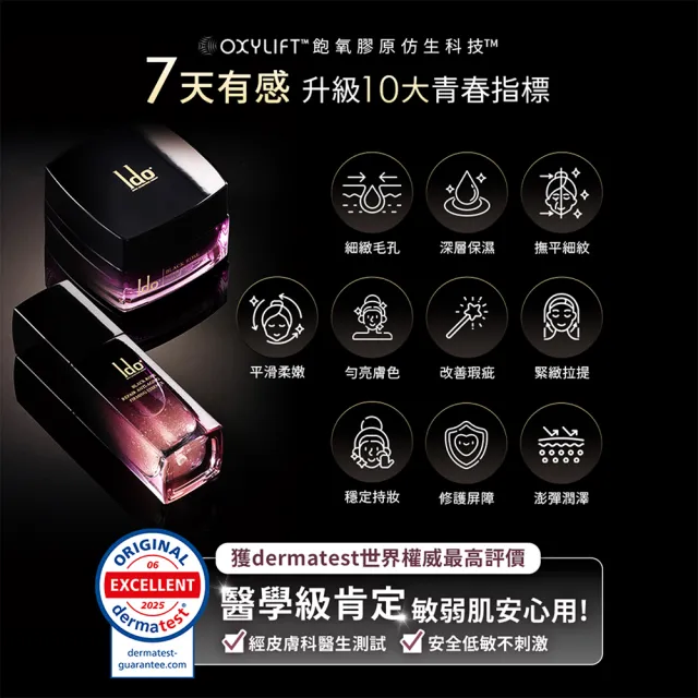 【Ido 船井醫朵】黑玫瑰抗老乳霜50ml+黑玫瑰緊膚金萃30ml(厚敷撫紋/保濕修復/全效抗老組)