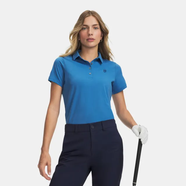 【UNDER ARMOUR】UA 女 ArmourDry 短POLO_6009805-430