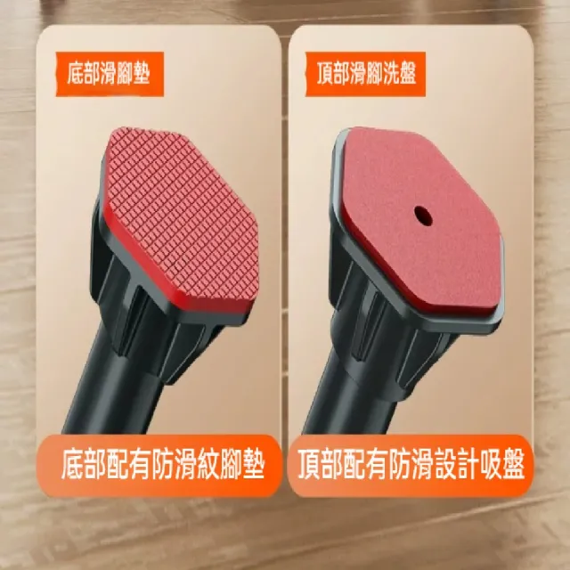 【ZHIPU 芝浦】室內單槓 落地支撐單槓 家用單槓吊槓 引體向上器 免打孔門上單桿 安裝寬度71-101CM 定製款L