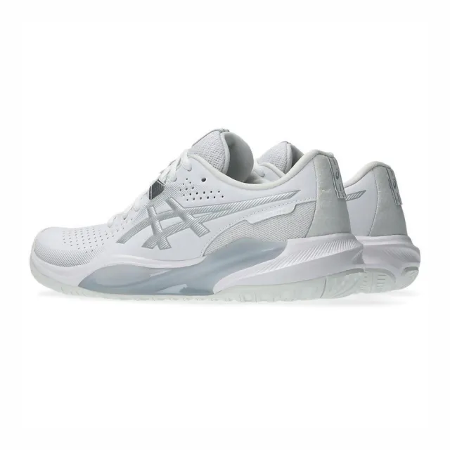 【asics 亞瑟士】Gel-challenger 15 女 網球鞋 抗扭 瞬移 白 灰銀(1042A294-101)