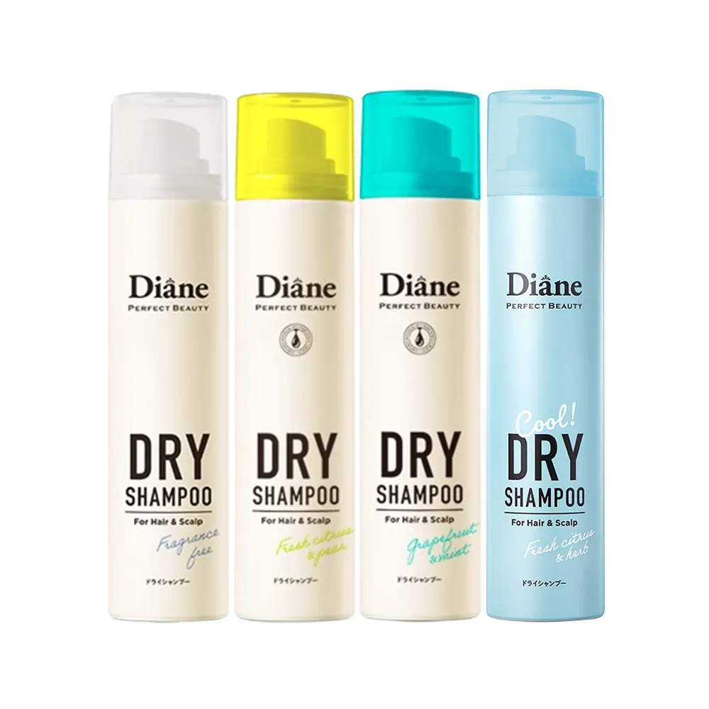 【Moist Diane 黛絲恩】零粉感隱形 乾洗髮噴霧95g(清新柑橘/薄荷柚香/無香 任選1入)