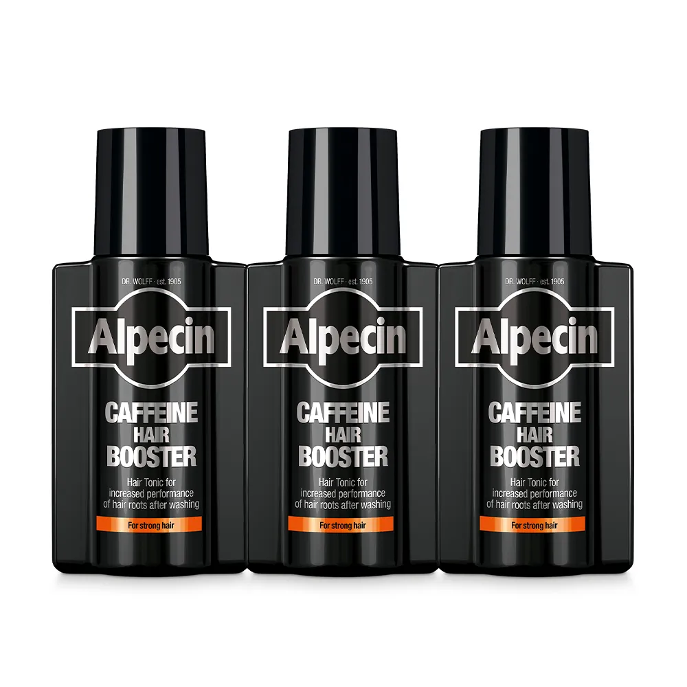 【Alpecin】咖啡因髮根強健精華液 200ml(三入組)