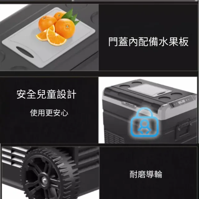 【Alpicool】冰虎 45公升 雙槽雙溫控行動冰箱 車用移動冰箱 露營 壓縮機 冷藏冷凍 TW45 總代理公司貨