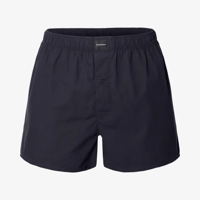 【Bread & Boxers】兩件組｜Boxer Short 有機棉男用鬆身四角內褲 - 深藍 內褲 禮盒 送禮 情人節 聖誕節