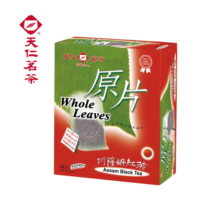【天仁茗茶】袋茶茶包40入x5盒組(高山烏龍茶原片/鮮綠茶原片/阿薩姆紅茶原片/黃金玄米茶/菊花普洱茶)