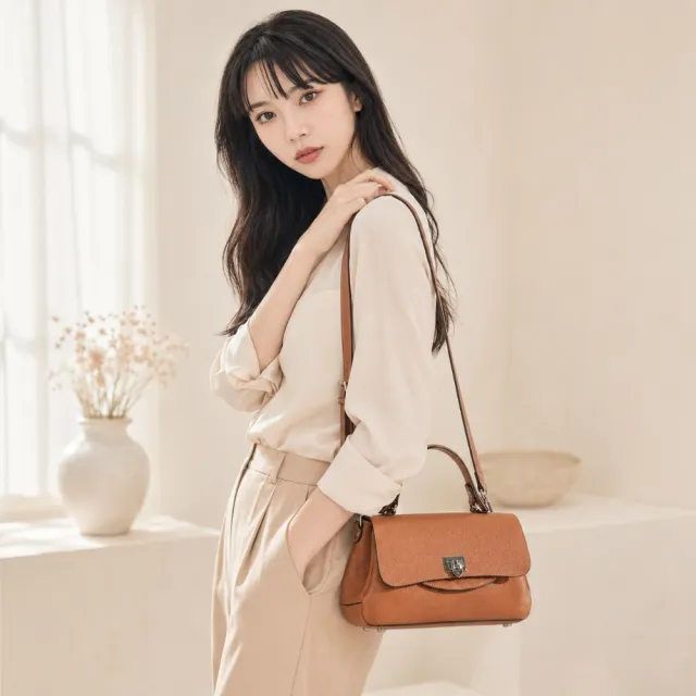 【LEEHER】雙11 女生包包/通勤小包/斜背包/側背包/小方包/包包/送女友/手提包/單肩包/真皮包包/肩背包