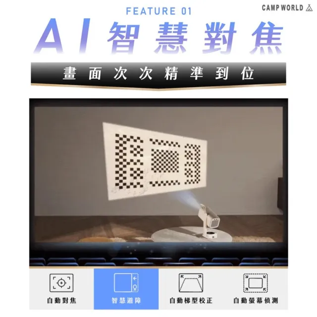 【YABER】T1 PRO 小影霸 黑色 4k投影機 小型投影機 房間投影機 投影 投影機 戶外露營 逐露天下