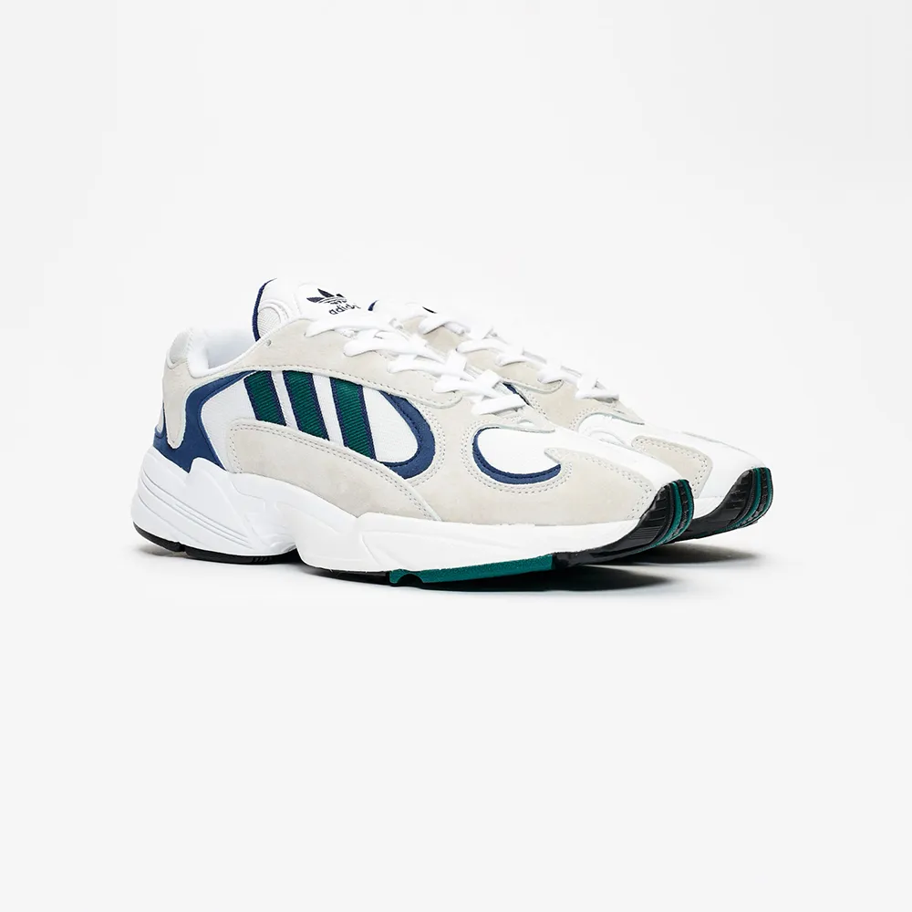 【adidas 愛迪達】YUNG-1 白藍綠 老爹鞋 復古 男鞋(G27031)