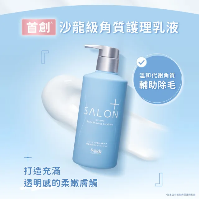 【Schick 舒適牌】舒綺極 Salon Plus 沙龍級VIO(除毛刀+護理乳液200g)
