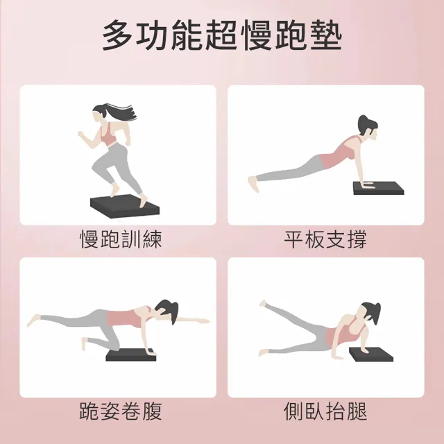 Sunmat 多功能超慢跑墊 加厚12MM 45*45CM跳繩墊靜音墊 露營野餐坐墊 健身運動墊 冥想瑜珈墊跪墊