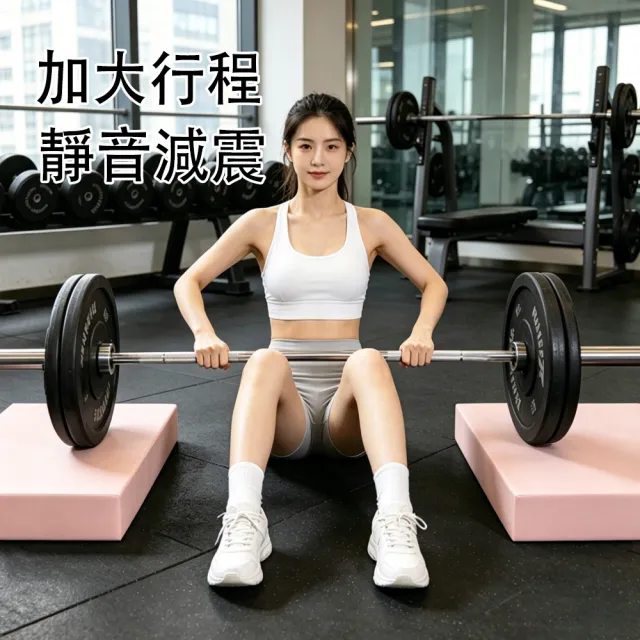 【MUAN】專業加厚平衡訓練軟墊 50x40cm（瑜伽健身跪地輔助護膝墊/運動軟墊/防滑抗震/靜音地墊）