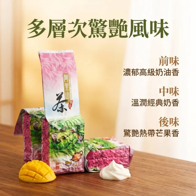 【象楠茗茶】阿里山觀日樓手採金萱茶*3入組 (150g±5%/包/共3包) 外銷等級 自然茗香 回甘好茶