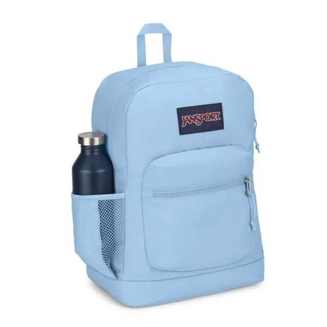 【JANSPORT】雙11 CROSS TOWN PLUS後背包 - 粉嫩藍