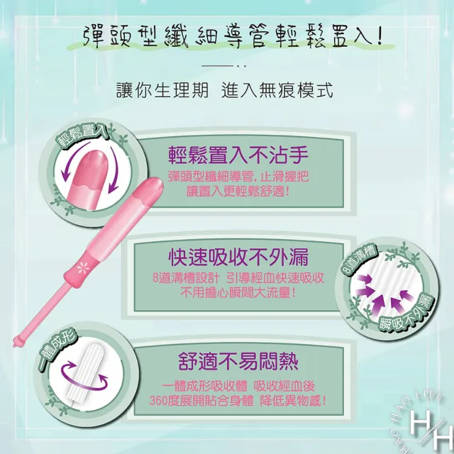 【Kotex 靠得住】32入-導管式衛生棉條(量多加強型)