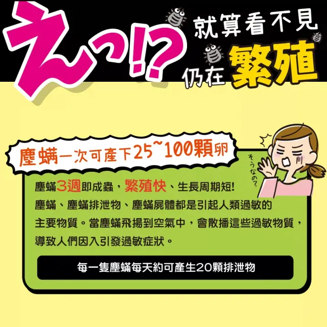 【興家安速】黏螨滿塵螨黏捕片