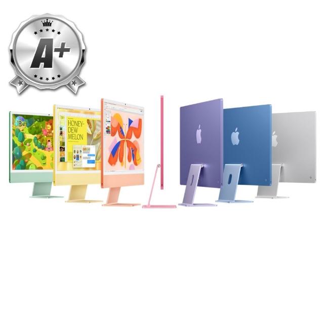【Apple】A+級福利品 iMac 4.5K 24吋 M3晶片 8核心CPU 10核心GPU 16G記憶體 1TB SSD