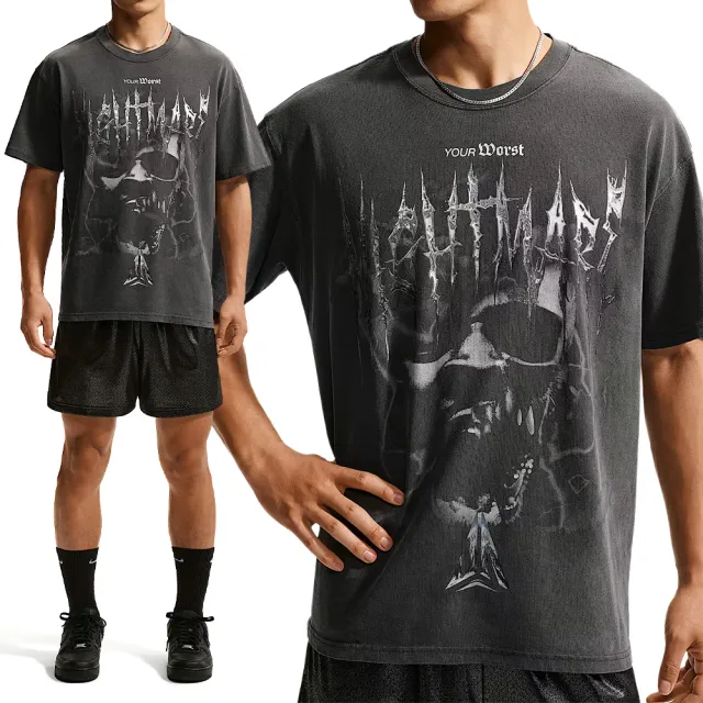 【NIKE 耐吉】As Jm M Nk Tee Lse Og Nightmar 短袖 男款 黑色 印花T恤 IM5067-010