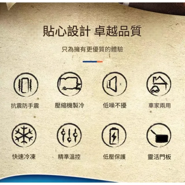 【Alpicool】冰虎 15公升 單槽行動冰箱 車用移動冰箱 露營 壓縮機 冷藏冷凍 沙色限量版 KM15 總代理公司貨