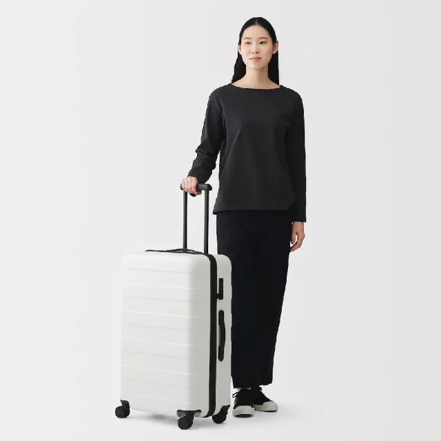 【MUJI 無印良品】四輪硬殼止滑拉桿箱75L(共6色)