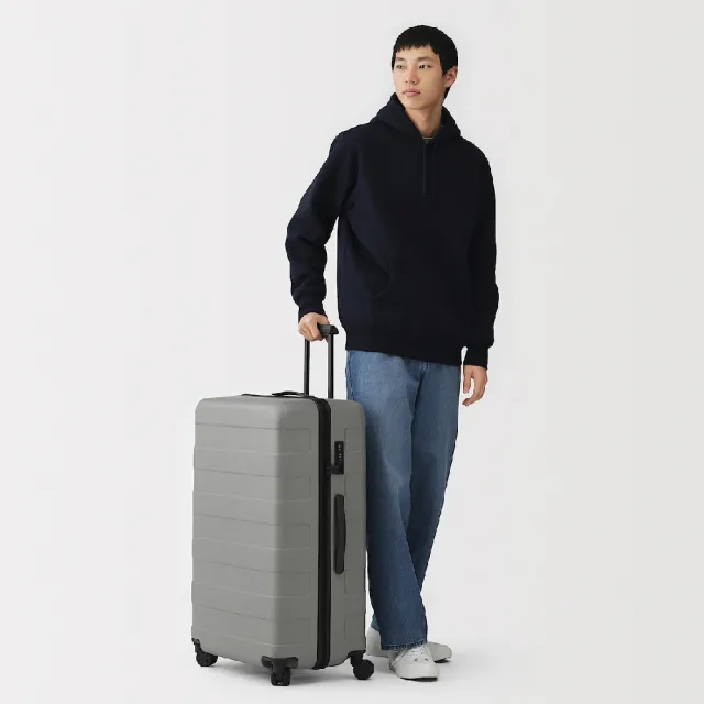 【MUJI 無印良品】四輪硬殼止滑拉桿箱105L(共5色)