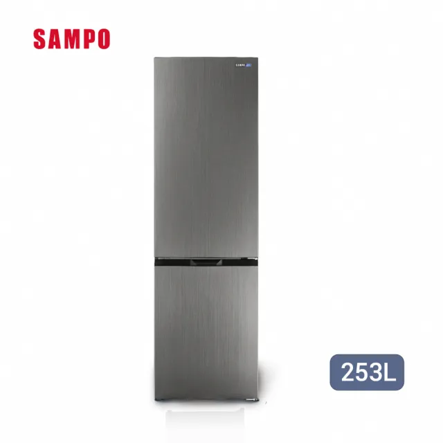 【SAMPO 聲寶】253公升一級變頻雙門上冷藏下冷凍冰箱(SR-F26D)