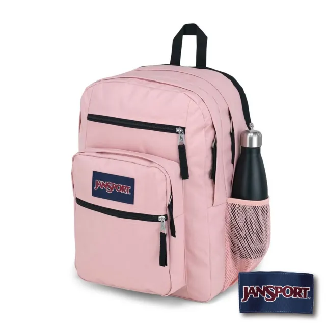 【JANSPORT】雙11 BIG STUDENT 校園系列後背包(玫瑰粉)