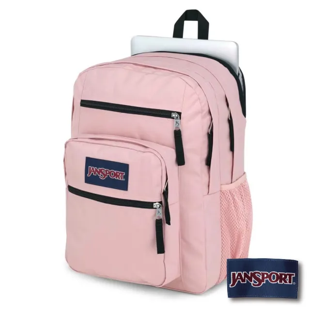 【JANSPORT】雙11 BIG STUDENT 校園系列後背包(玫瑰粉)