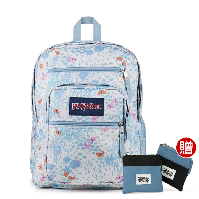 【JANSPORT】雙11 BIG STUDENT 校園系列後背包(輕盈白)
