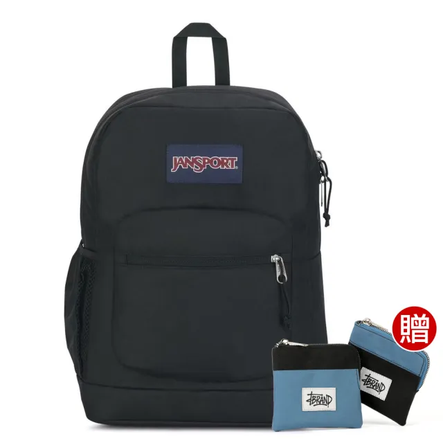 【JANSPORT】CROSS TOWN PLUS 校園系列後背包(經典黑)