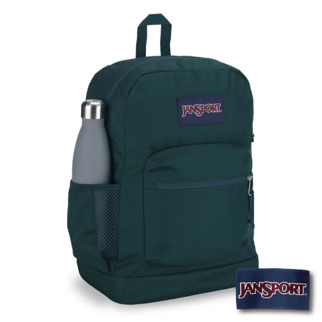 【JANSPORT】雙11 CROSS TOWN PLUS 校園系列後背包(杜松綠)