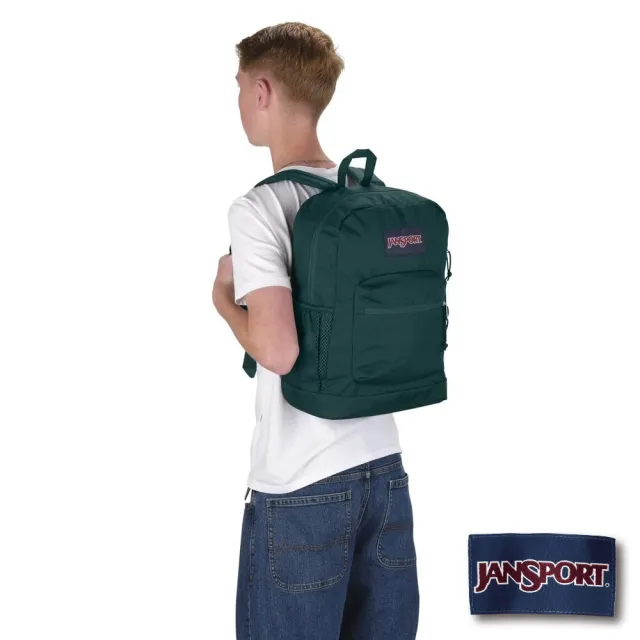 【JANSPORT】雙11 CROSS TOWN PLUS 校園系列後背包(杜松綠)