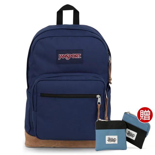 【JANSPORT】RIGHT PACK 校園系列後背包(海軍藍)