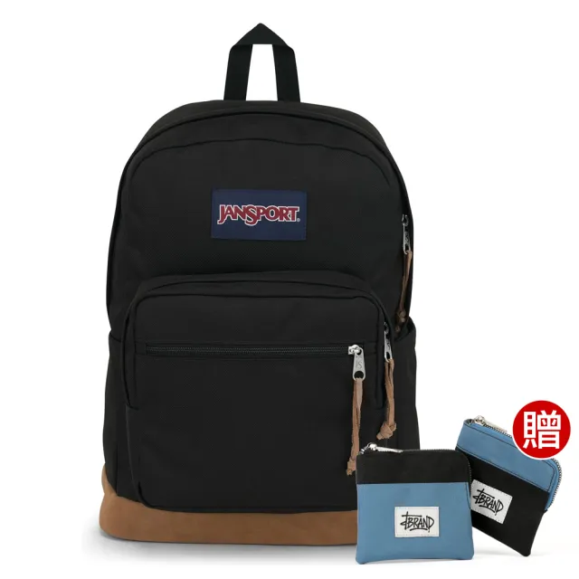 【JANSPORT】RIGHT PACK 校園系列後背包(經典黑)