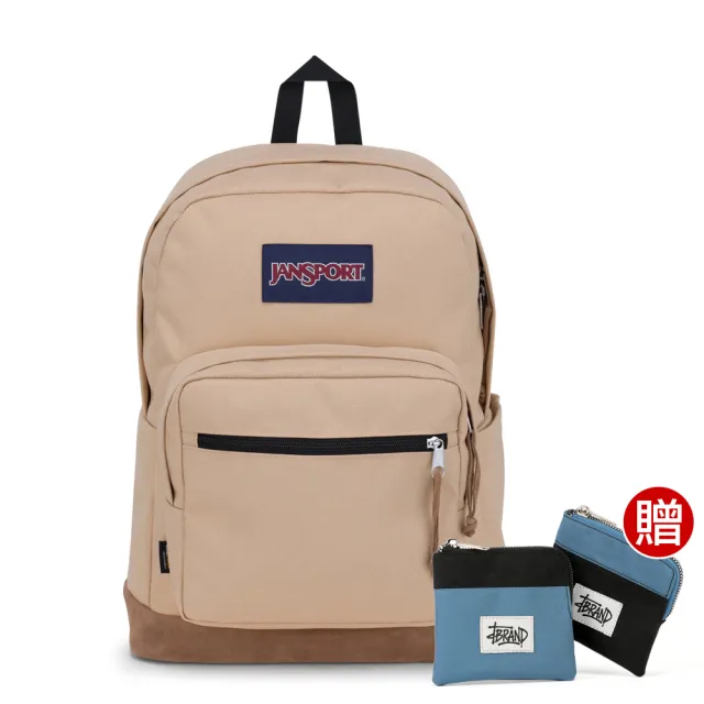 【JANSPORT】RIGHT PACK 校園系列後背包(米灰石)