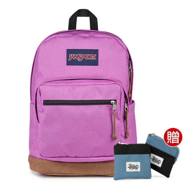 【JANSPORT】雙11 RIGHT PACK 校園系列後背包(玫瑰紫)