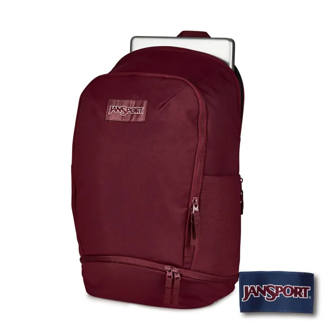 【JANSPORT】雙11 SERENITY PACK 都會系列後背包(櫻桃紅)