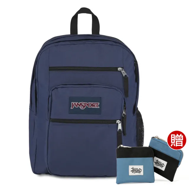 【JANSPORT】雙11 BIG STUDENT 校園系列後背包(海軍藍)