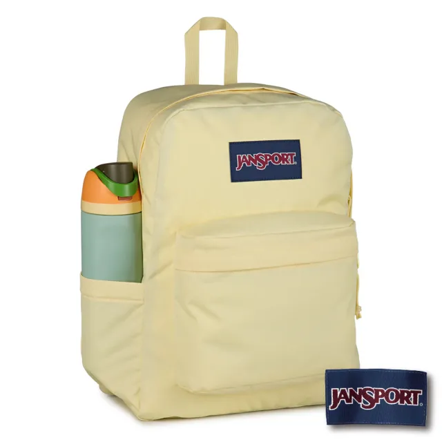 【JANSPORT】雙11 SUPERBREAK PLUS 校園系列後背包(冰晶檸檬)