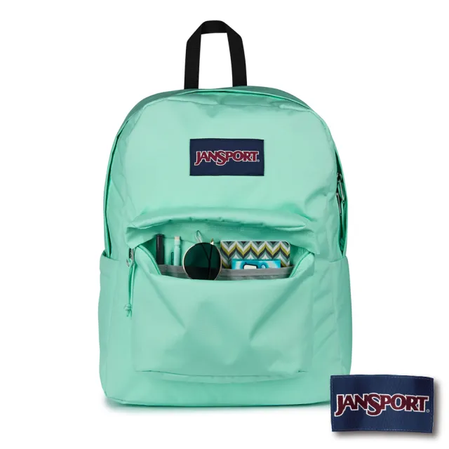 【JANSPORT】雙11 SUPERBREAK PLUS 校園系列後背包(薄荷綠)