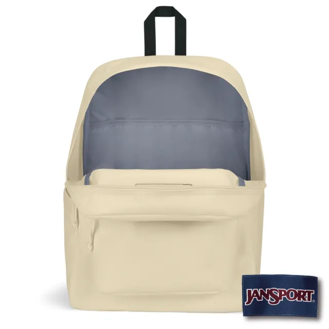 【JANSPORT】雙11 SUPERBREAK PLUS 校園系列後背包(椰奶白)